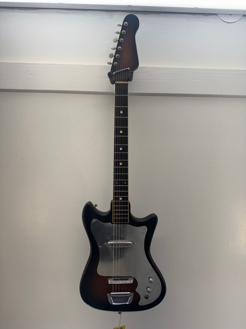 Vist Large View of Product Image Which is Used TEISCO STRAT TYPE Electric Guitar Sunburst 6-String