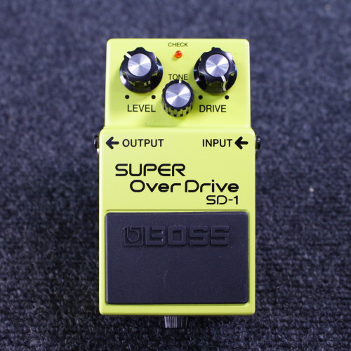 Used Boss SD-1 SUPER OVERDRIVE Overdrive Pedal 40123-S000129627