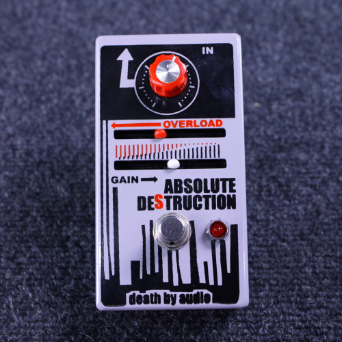 Used Death By Audio ABSOLUTE DESTRUCTION PEDAL Guitar Effects Pedal 40123-S000129643
