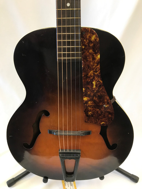 Vist Large View of Product Image Which is Used Bruno S43 ARCHTOP VINTAGE Vintage Solid Top Acoustic Guitar Tobacco Sunburst