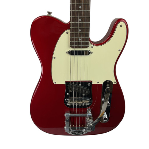 Used Squier STANDARD TELECASTER W/BIGSBY T Type Electric Guitar Red 6-String 41120-S000033475