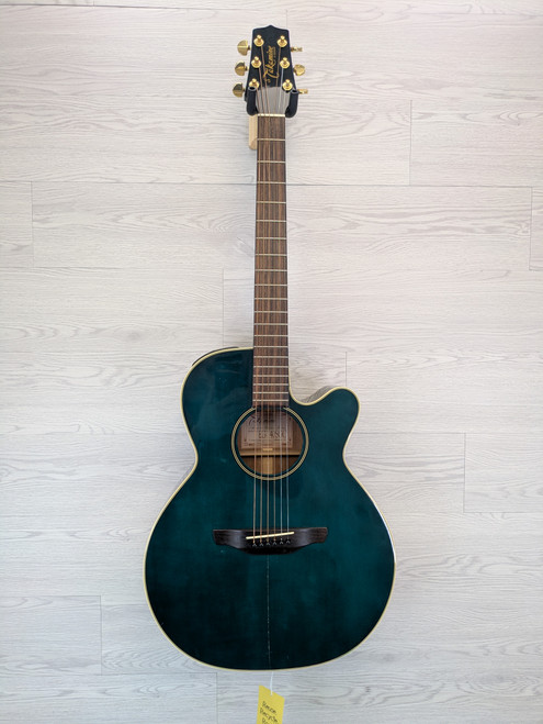 Vist Large View of Product Image Which is Used Takamine EG140SGC Solid-Top Acoustic/Electric Green **CRACK REPAIR