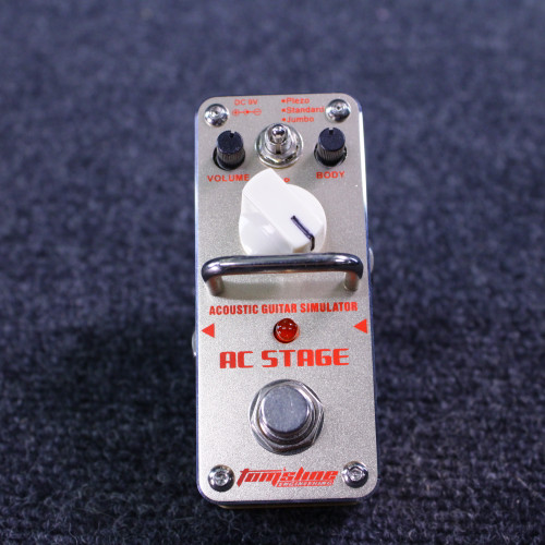 Used Tomsline Engineering AAS-3 ACOUSTIC SIMULATOR Guitar Effects Pedal 40123-S000129714