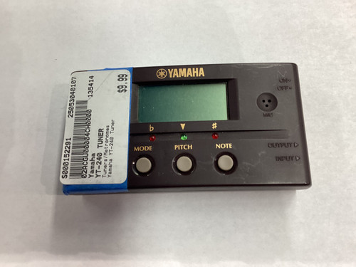 Used Yamaha YT-240 TUNER Instrument Tuner or Metronome 40107-S000152291
