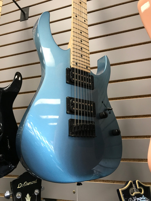 Used Ibanez GIO 7 STRING Modern Metal Electric Guitar Blue 6-String 41123-S000110073