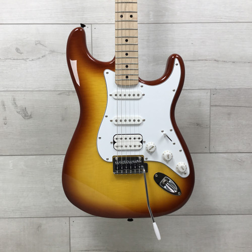Used Squier Affinity FMT HSS Stratocaster Electric Guitar Sunburst 40051-S000114850