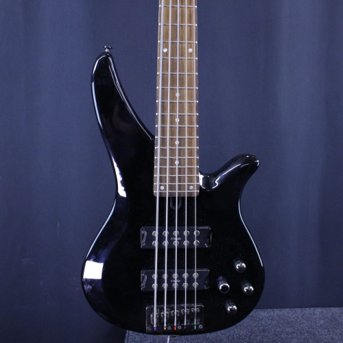 Used Yamaha RBX375 5 STRING BASS Bass Guitar Black 5-String 40123-S000129776