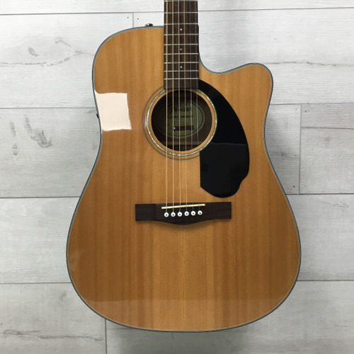 Used Fender CD60SCE Acoustic Electric Laminate Top Acoustic Guitar Natural 40051-S000114871