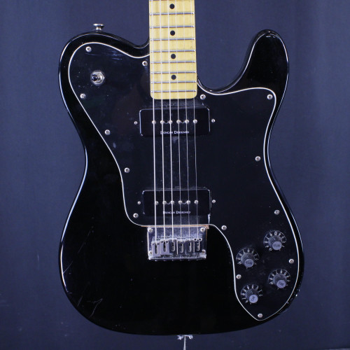 Used Squier VINTAGE MODIFIED TELE CUSTOM T Type Electric Guitar Black 6-String 40123-S000129806