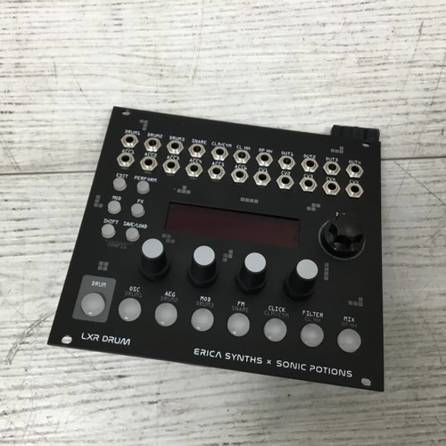 Used Erica Synths LXR-02 LXR Drum Eurorack Rackmount Keyboard Brain 40051-S000114877