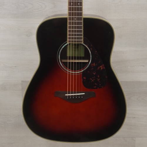 Used Yamaha FG830 Solid Top Acoustic Guitar Tobacco Sunburst 40015-S000326857