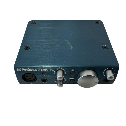 Used Presonus AUDIOBOX IONE Computer Interface 1 A/D Recording Inputs 40009-S000305447