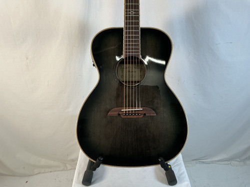 Used Alvarez AFH700WEOB Solid Top Acoustic Guitar Black 40012-S000302085