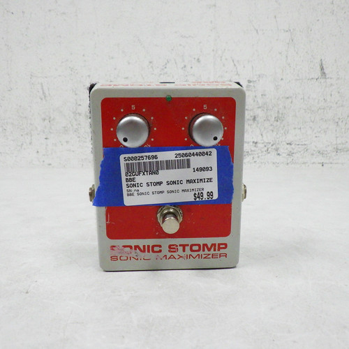 Used BBE Sonic Stomp Sonic Maximizer Pedal 40042-S000257696