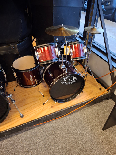 Used Sound Percussion 5 PC KID SIZE KIT Drum Shells and Hardware Red Other 41116-S000048159