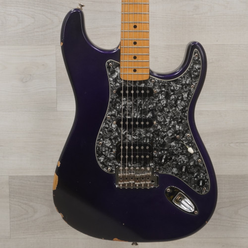 Used Fender STANDARD STRATOCASTER S Type Electric Guitar Purple 6-String 40015-S000327039