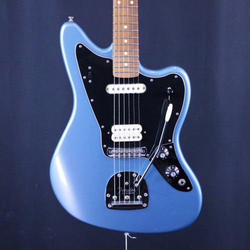 Used Fender JAGUAR PLAYER PAU FERRO HS Electric Guitar Blue 6-String 40123-S000129910