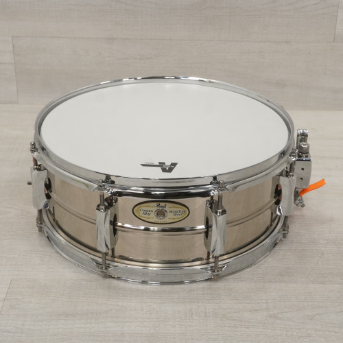Used Pearl 14x5.5 Sensitone Steel Snare Drum 40015-S000327077