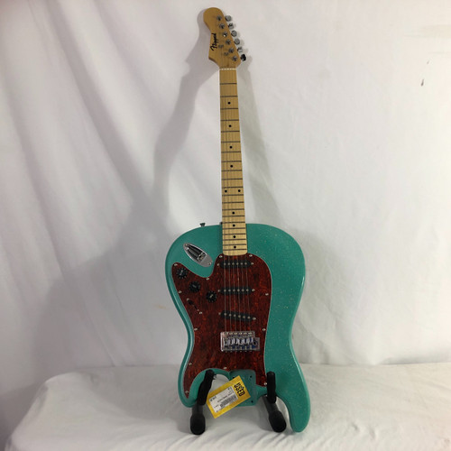 Vist Large View of Product Image Which is Used FLIPPED CURSE-CASTER S Type Electric Guitar Blue 6-String 41128-S000105537