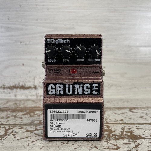 Used - Digitech GRUNGE Distortion Pedal 40087-S000231374