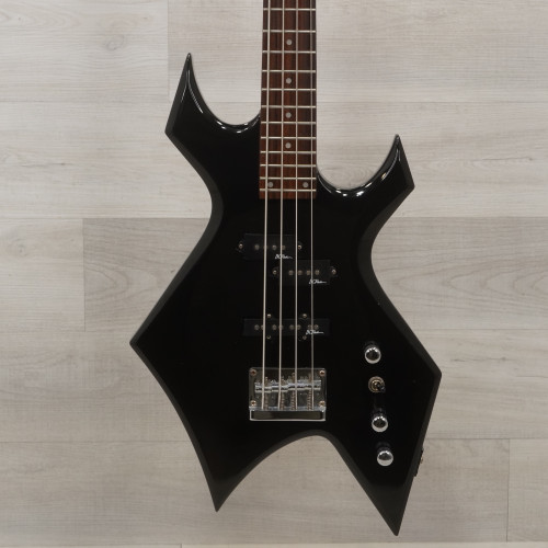 Used Bc Rich Platinum Series Warlock Bass Guitar Black 40015-S000327140