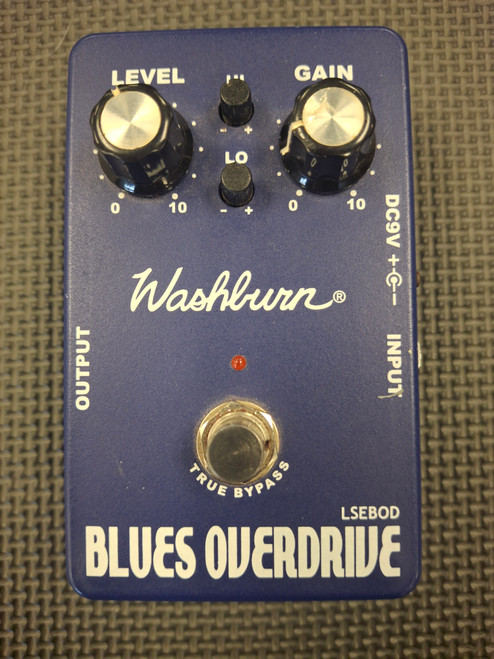 Used Washburn BLUES OVERDRIVE Distortion Pedal 41116-S000048223