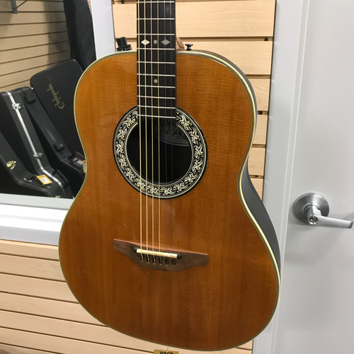 Used Ovation 1614-4 1979 Vintage Solid Top Acoustic Guitar Wood 41125-S000039061