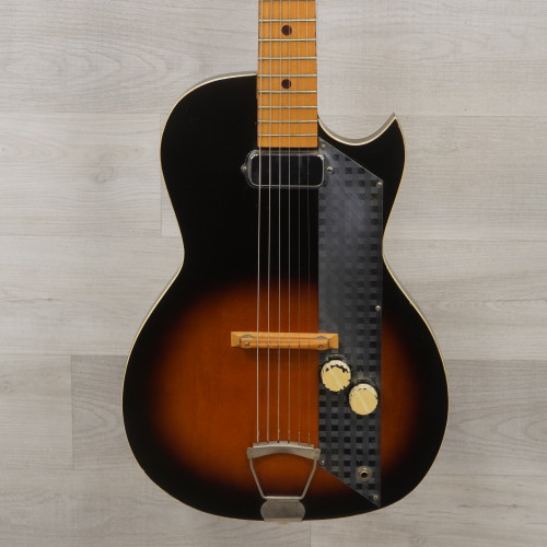 Used Kay K1961 Value Leader Vintage Electric Guitar Sunburst 40015-S000327152
