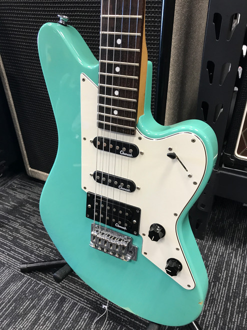 Used Charvel 2005 SURFCASTER MIJ Super S Electric Guitar Green 6-String 41123-S000110100