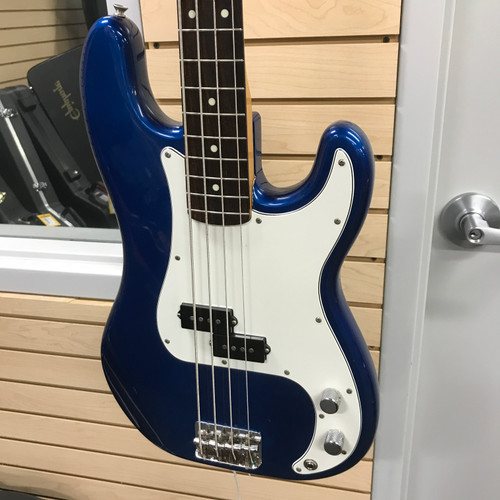 Used Squier 1983 PRECISION BASS MIJ SQ Vintage P Type Bass Guitar Blue 4-String 41125-S000039065