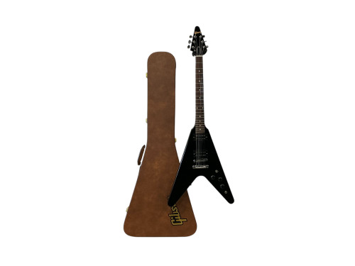 Used Gibson FLYING V 80S W/OHC Electric Guitar Black 6-String 40009-S000305603