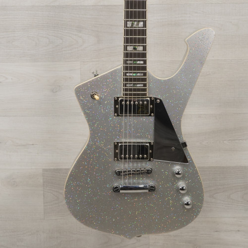 Used King Iceboy Pointy Electric Guitar Silver 40015-S000327186