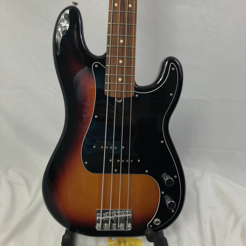 Used Fender MIM P BASS P Type Bass Guitar Sunburst 4-String 41128-S000105602