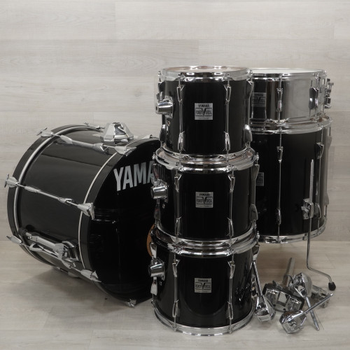 Used Yamaha 5pc Power V Special Drum Shell Kit Black 40015-S000327200