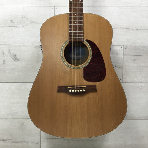 Used Seagull S6 Original QI Acoustic Electric Solid Top Acoustic Guitar Natural 40051-S000114982