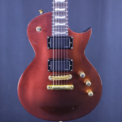 Used LTD EC-1000 GOLD ANDROMEDA LP Type Electric Guitar Custom Graphics 6-String 40123-S000129982