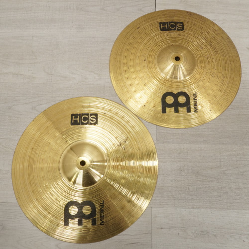 Used Meinl 14" Hcs Hi Hat Cymbal Pair 40015-S000327227