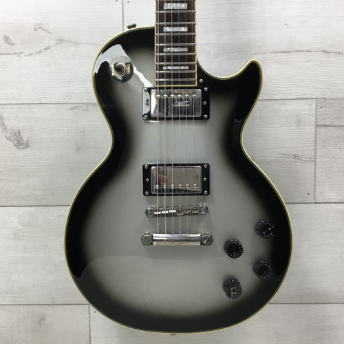 Used 2014 Epiphone Les Paul Custom Pro Silverburst Electric Guitar 40051-S000114989