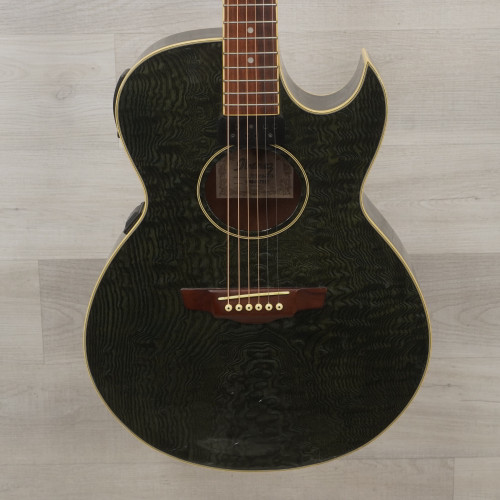 Used Ibanez JX70TDB1201 Laminate Top Acoustic Guitar Black 40015-S000327247