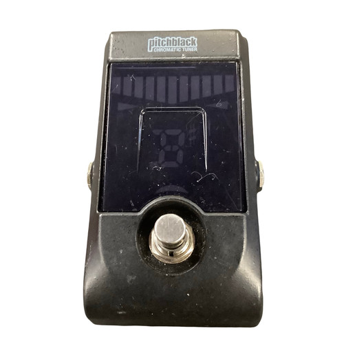 Used Korg PITCH BLACK TUNER Guitar Effect 40083-S000152213