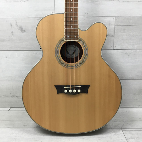 Used Dean EABC Acoustic/Electric Bass Guitar Natural 40051-S000114993