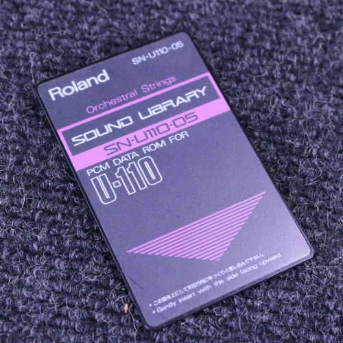 Used Roland SN-U110-05 SOUND LIBRARY ORCHESTRAL STRI Recording Software 40123-S000130036