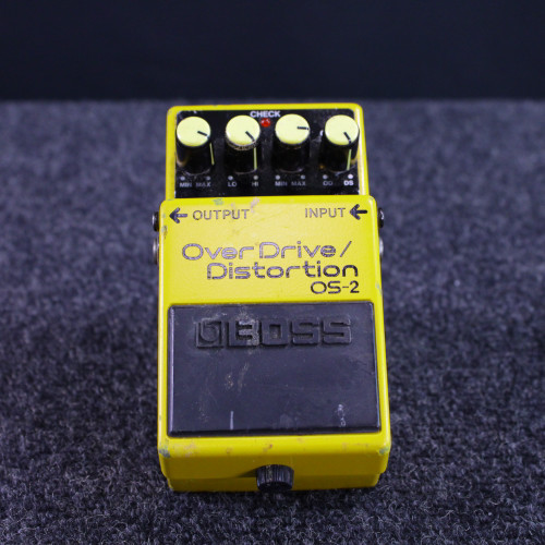 Used Boss OS-2 OVERDRIVE/DISTORTION Overdrive Pedal 40123-S000130041