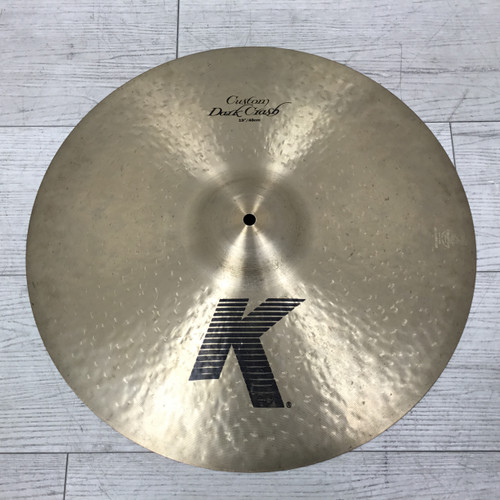 Used Zildjian K Custom 19" Dark Crash Cymbal 1672 grams 40051-S000114995