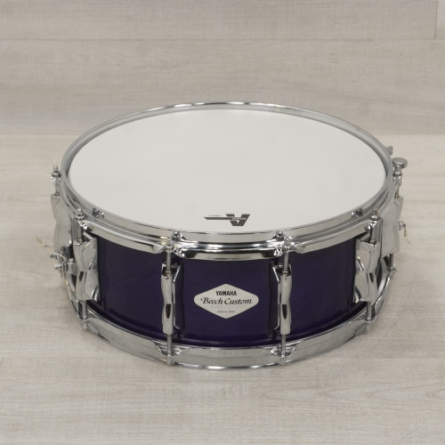 Used Yamaha 14x5.5 Beech Custom Snare Drum 40015-S000327311