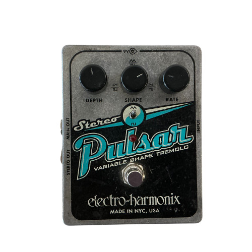 Used Electro Harmonix (E/H) STEREO PULSAR TREMOLO Tremolo Pedal 40009-S000305748
