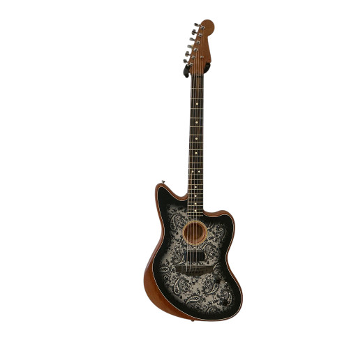 Used Fender AMERICAN ACOUSTASONIC JAZZMASTER W/GB S Type Electric Guitar Custom Graphics 6-String 40009-S000305762