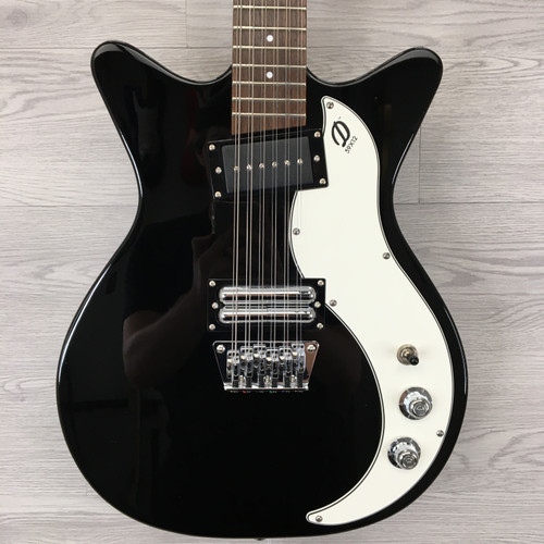 Vist Large View of Product Image Which is Used Danelectro 59X12 Double Cut Electric Guitar Black 12-String
