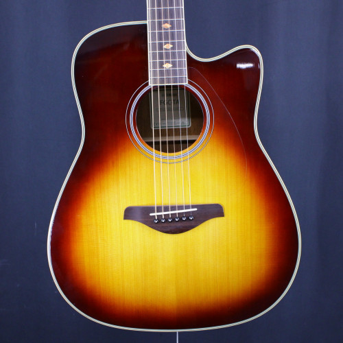 Used Yamaha FGC-TA TRANS ACOUSTIC Laminate Top Acoustic Guitar Sunburst 40123-S000130061