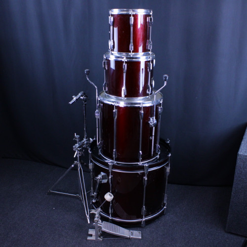 Used Pearl 5PC EXPORT PRO SERIES KIT Drum Shell Kit Red 40123-S000130062